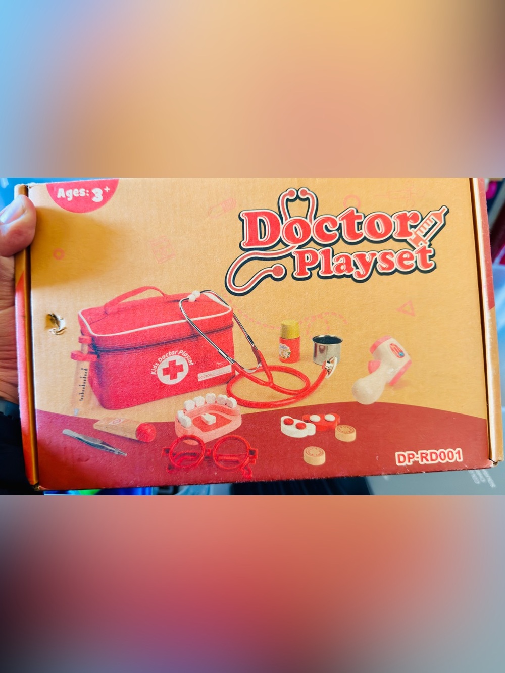Kids Medical Toy - Red